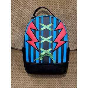 Loungefly Monster High Frankie Stein Lightning Stripe Mini Backpack
